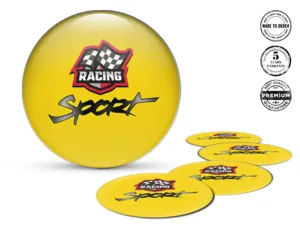 Wheel Emblem Brand Radiant Flow Path